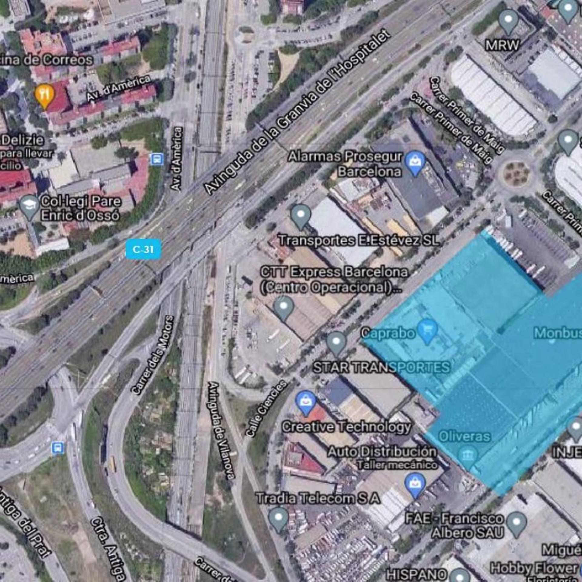 B0748 PROYECTO PLATAFORMA LOGÍSTICA PI GRAN VIA SUR HOSPITALET ALQUILER