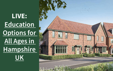 Facebook Live: Education options for all ages in Hampshire UK