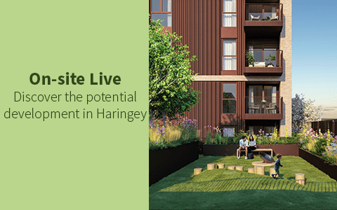 Facebook Live: On-site London live stream | A virtual viewing of the latest potential development in Haringey