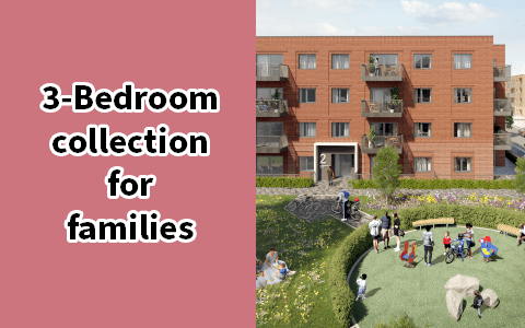 Facebook Live: 3-Bedroom collection for families in London | Prices from £479,995