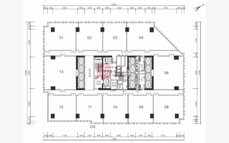 Galaxy World Phase III Tower FShenzhenLonggang办公楼_Longgang写字楼租赁地产搭档
