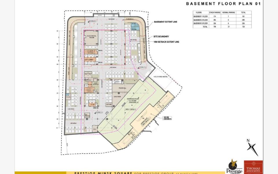 Prestige Minsk Square | Cubbon Road, Sampangi Rama Nagar, | Bengaluru ...