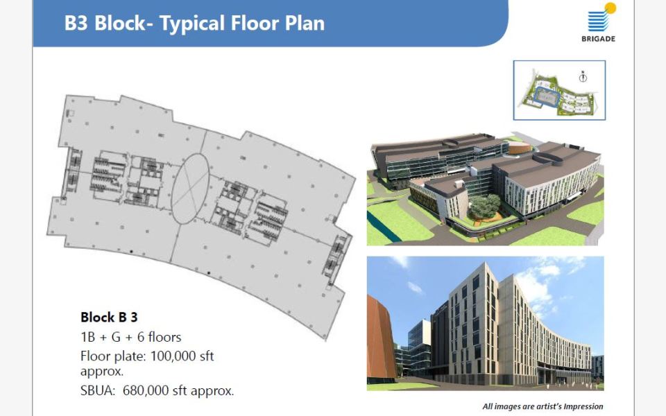 Brigade Tech Gardens Block B3 , Kundalahalli, Brookefields, Green