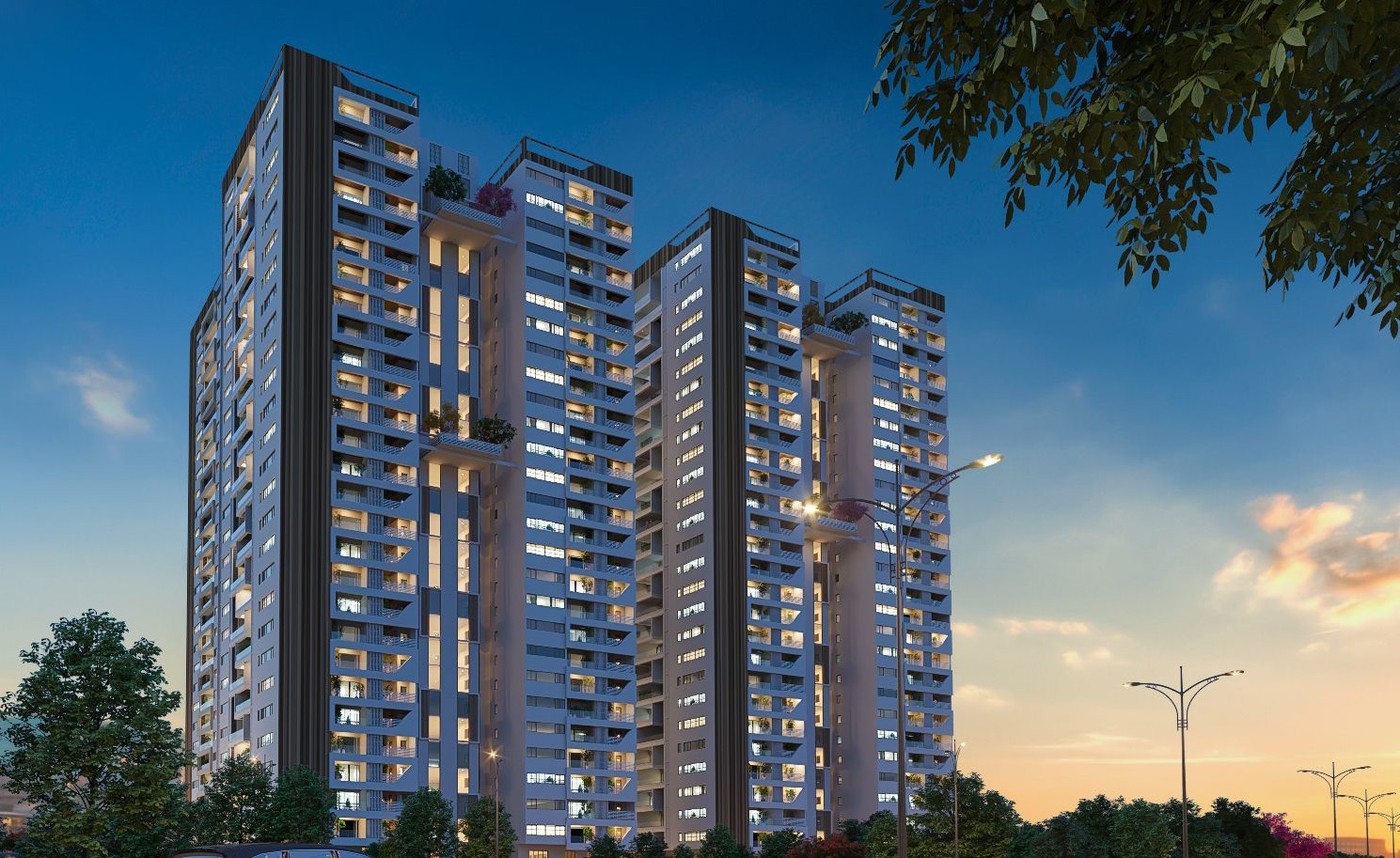 Fortune Sonthalia Sky Villas Kokapet, Hyderabad Apartments