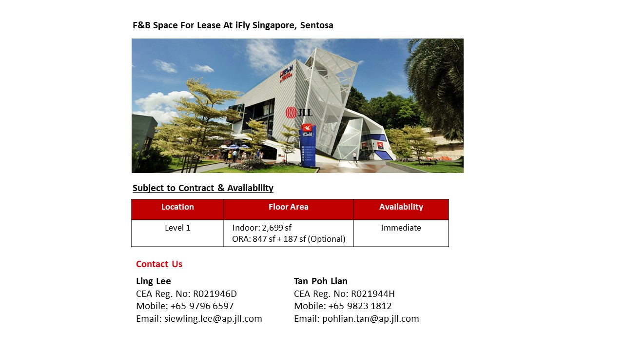 IFly Singapore, 43 Siloso Beach Walk | JLL Properties - SG