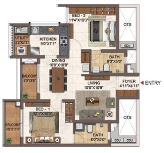 Casagrand Orlena | Thanisandra Main Rd, Ashwath Nagar HBR Layout ...