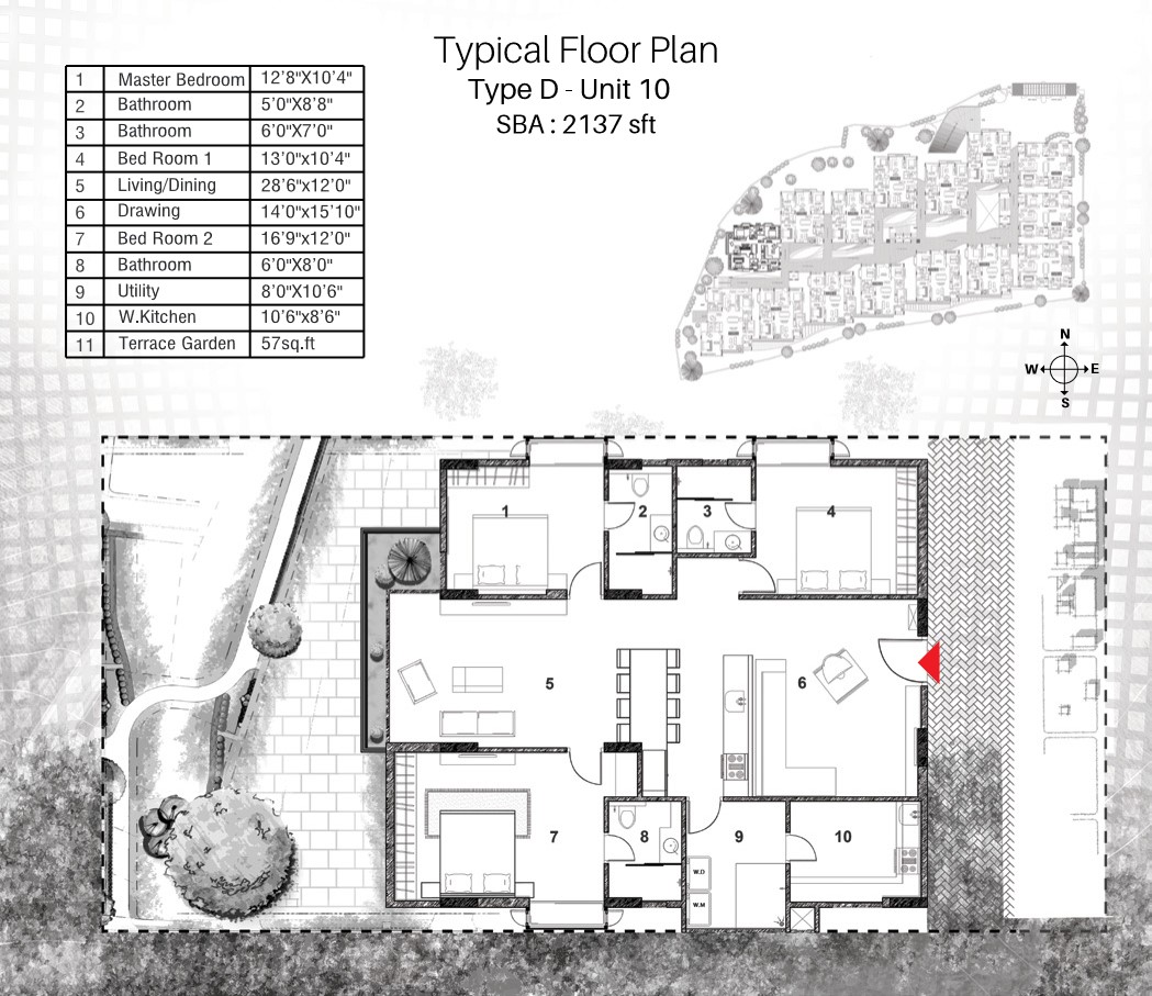 Main Elevation Image 7 of Pooja Crafted Homes Rising Lyrics, Unit available  at Himayat Nagar Hyderabad 